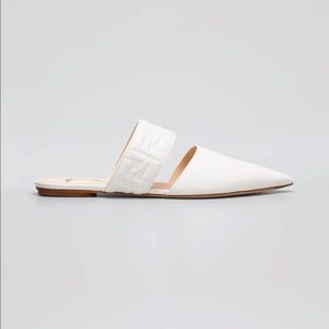 FENDI FF Flat Slide Mules